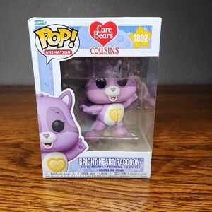 Funko Pop! Care Bears Bright Heart Raccoon Vinyl Figure (Purple)